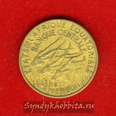10 франков 1972 год Камерун